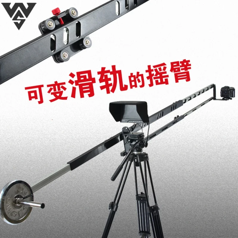 wesiscine MINI 5KG Load Professional Bowl Professional Camera Jib Crane Arm Pan Qith Carry Bag For Micro Single DSLR Video