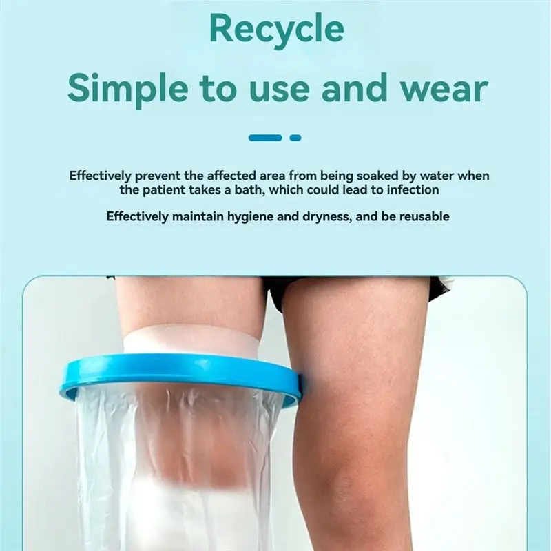 A67P-Waterproof Shower Cover Bandage Adult Sealed Cast Bandage Protector Wound Fracture Cover Shower Health Care