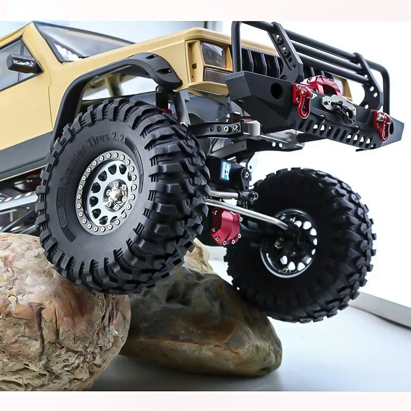 

130mm 2.2" Rubber Rocks Tires Tyres for 1:10 RC Rock Crawler Trxs Trx4 Axial SCX10 90047 D90 D110 TF2 RR10 Wraith