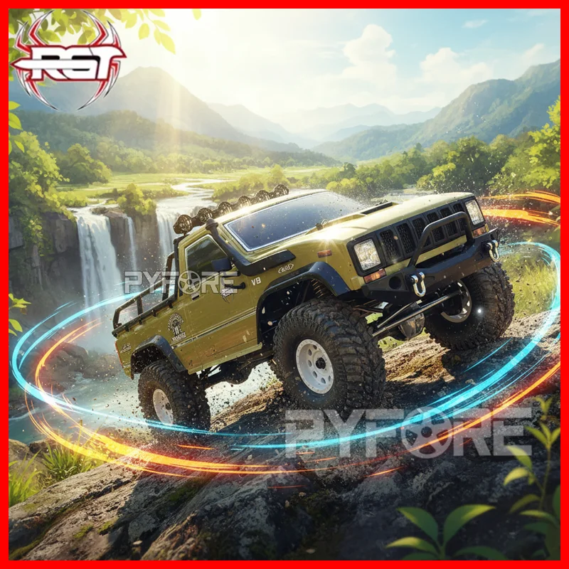 

RGT 1/10 RC Car EX86110 4WD Pioneer Rock Crawler Off-Road Monster Truck RTR Remote Control car for Adults and Kids