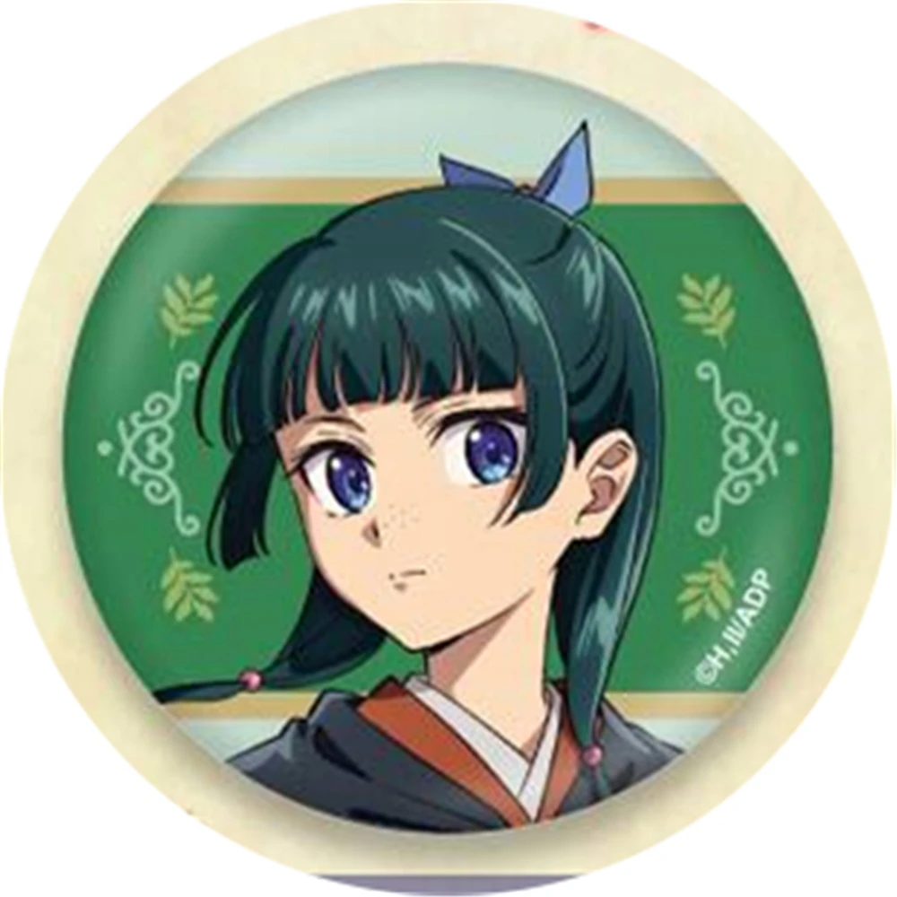 58mm Anime Cute The Apothecary Diaries Kawaii Maomao Apothecary Diaries Cosplay COSTUME Badge Pin SPTE Tinplate Brooch Prop