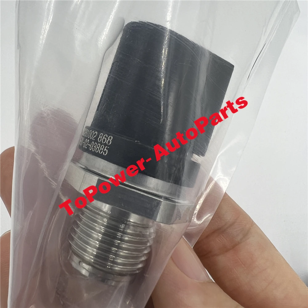 Brandstof Rail Hoge Druksensor 0281002868 13537798079 Disel Voor BMW 1 3 5 Serie E81 E87 E92 E60 530D 520D 320D 120D