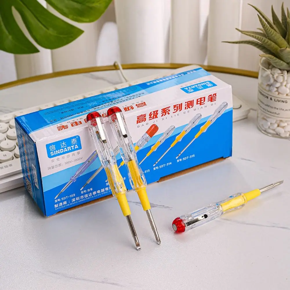 Electrical Voltage Tester Pen AC Non-contact Electrical Screwdriver Indicator Induction Test Pencil Voltmeter Power Detector