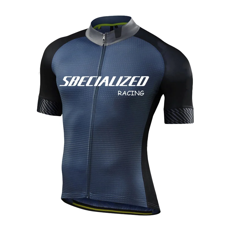 Summer Men Short Sleeve Cycling Jersey MTB Maillot Bike Shirt Breathable Tricota Mountain Pro Team Bicycle Sports Clothing 2025