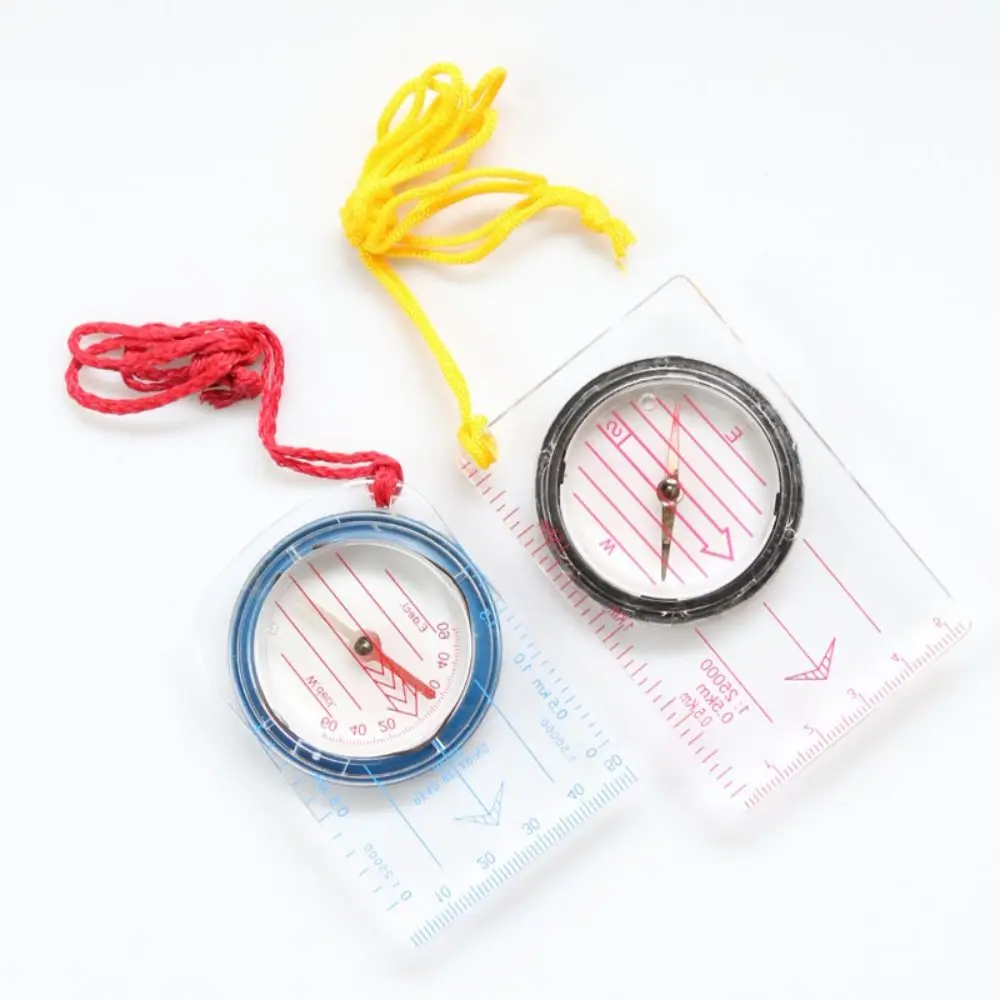 

Mini Ruler Proportional Footprint Tools Handheld Scale Ruler Compass Map Reading Scouts Outdoor Navigation Compass Ruler