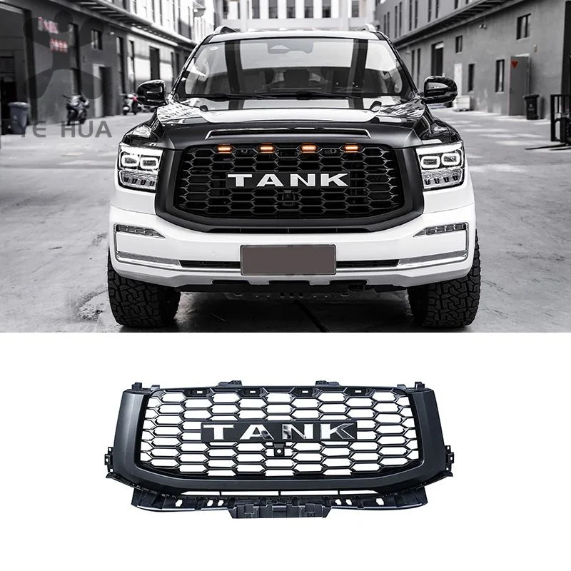 For Great Wall GWM WEY TANK 500 Tank 500 Grille Modification Front MVF Off-road Honeycomb Grille Appearance Accessories