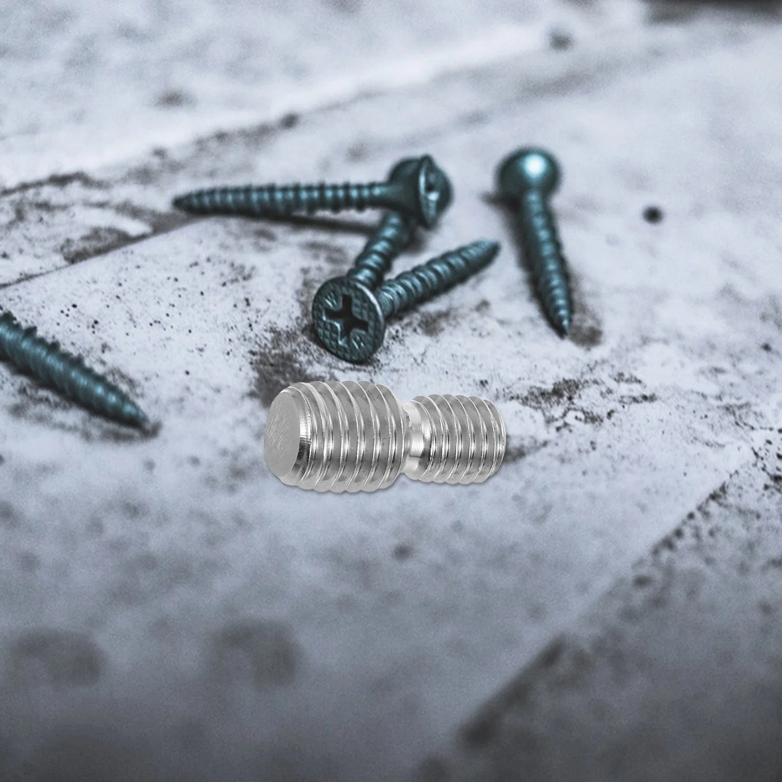 

10Pcs Stainless Steel Double End Thread Adapter Screws M8x10 to M10x10 Thread Reducer Screws for Furniture Hardware Repair