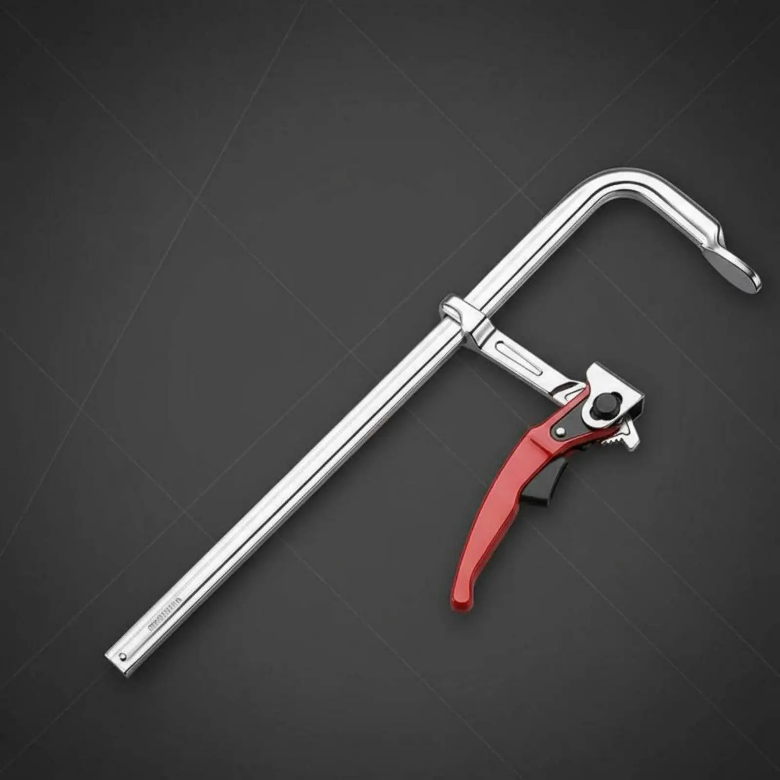 Ratchet F Clamp Industrial Grade Carpentry Clamp Thickened Crafted Tool for Woodworkers, Metalworkers, Workshop, Metal Joining