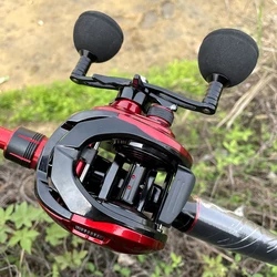 Catfish Reel 15kg Baitcasting Reels 8+1 Bearings Strong Saltwater Fishing Wheels Baitcast Reel Big Game Jig Machine Long Casting