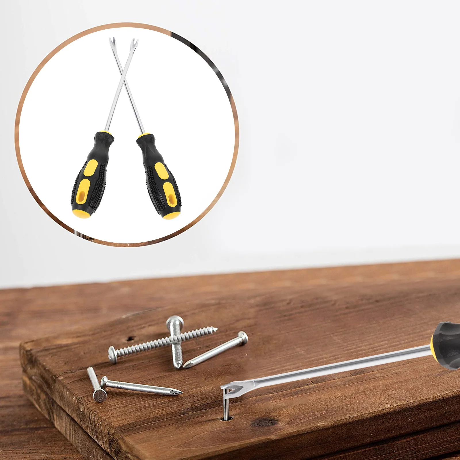 2 قطعة أداة سحب اليد النجار متعددة الأغراض مستخرج الأظافر للأجهزة الإطارات الحرف الراحة قبضة المعادن قضيب رفع