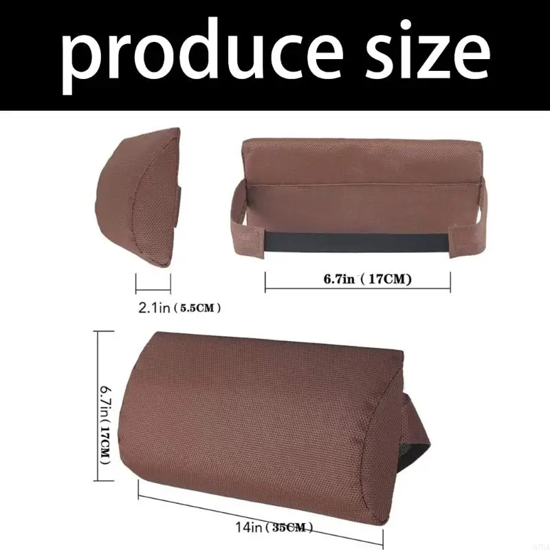 Pack Of 2 High Elastic Sponges Cushions with Ergonomic Design & Removable Cover Soft Fabric Headrest Pillows for 87HA