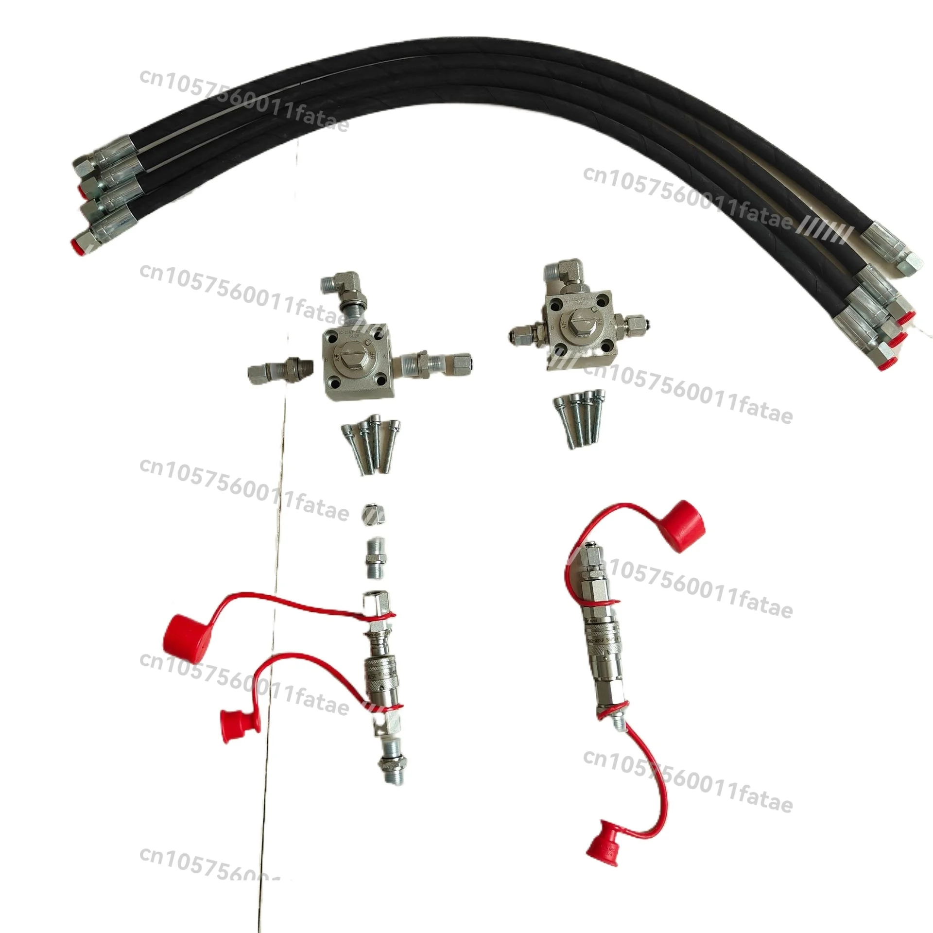 

Mini excavator accessories, three-way throttle valve hydraulic quick connector, micro excavator attachments