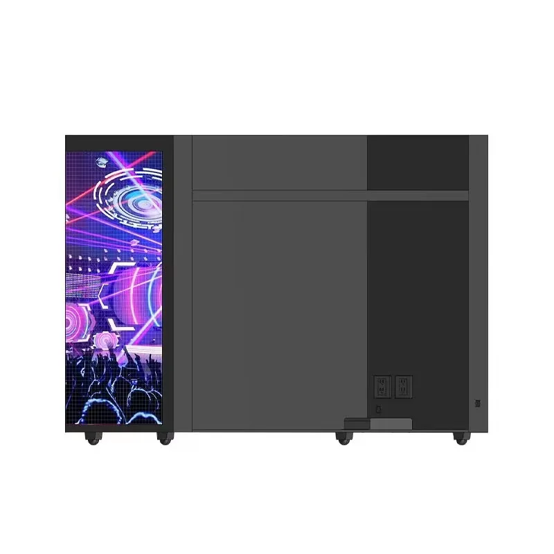 Plug and Play Flexible Modular 4K HDR10+ Indoor LED DJ Booth Portable Stage Table Screen for Disco KTV Live Events view 3