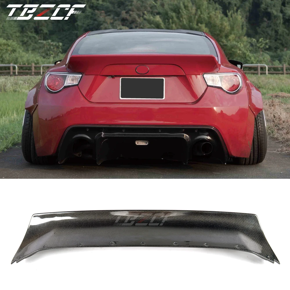 Rear Trunk Spoiler Wing For 2013-2020 Toyota GT86 Scion FR-S Subaru BRZ Rocket Bunny Style Real Carbon Fiber Rear Spoiler