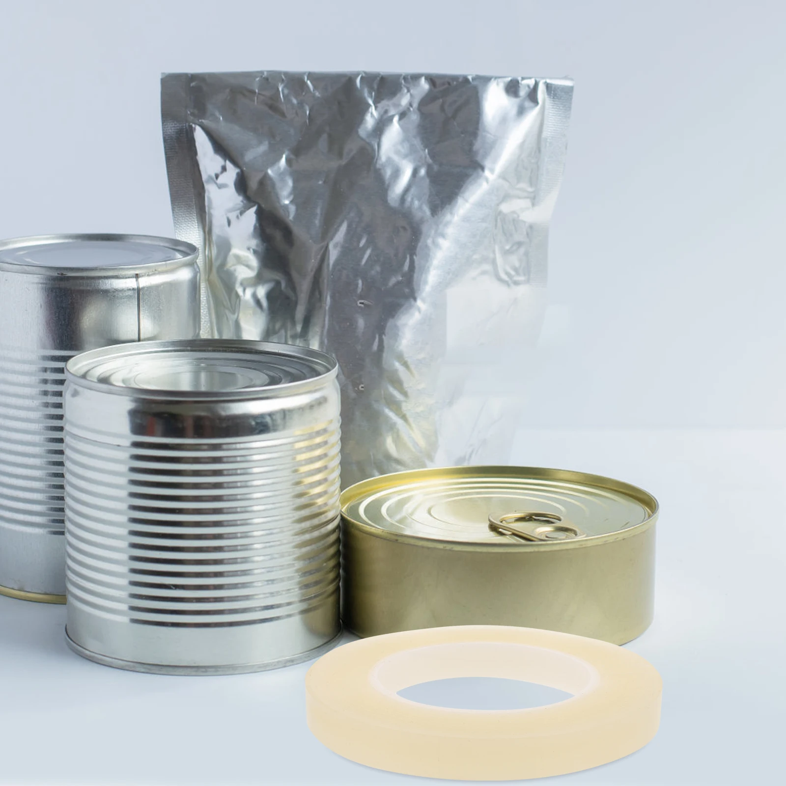 

Sealing Tape 15mmx66m Clear PVC Food Storage Tin Box Adhesive Reliable Protection No Residue Food Tape Roll Packaging