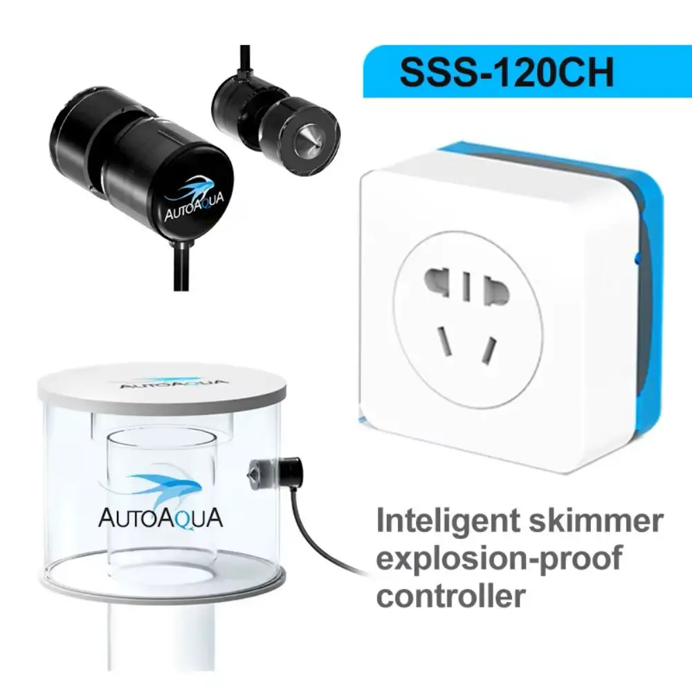 

AUTOAQUA-Second Generation Smart Skimmer, Explosion-proof Controller, Intelligent Aquarium, Automatic Anti-overflow, SSS-120CH