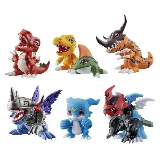 Bandai In Stock Original Digimon Adventure NEW COLLECTION Guilmon Dukemon Devimon Monzaemon Anime Figure Toys