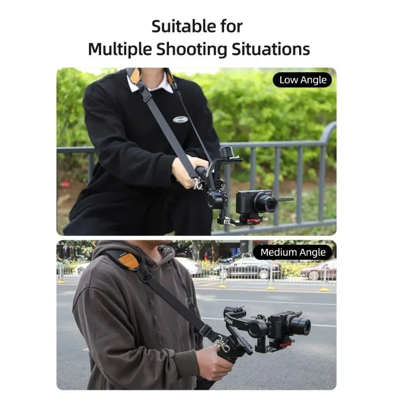 

Adjustable Shoulder Neck Strap for DJI RS3 Mini Dual Hook Strap Stress Reliever Shoulder Belt Lanyard for DJI Ronin 3 Mini
