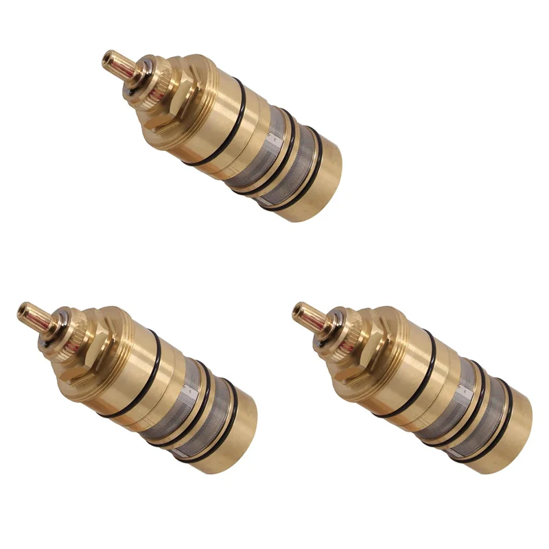 

3X Thermostatic Cartridge For MOEN 130156 3/4Inch Shower Valves, For Moen Shower Cartridge Replacement, Faucet Cartridge-AT64