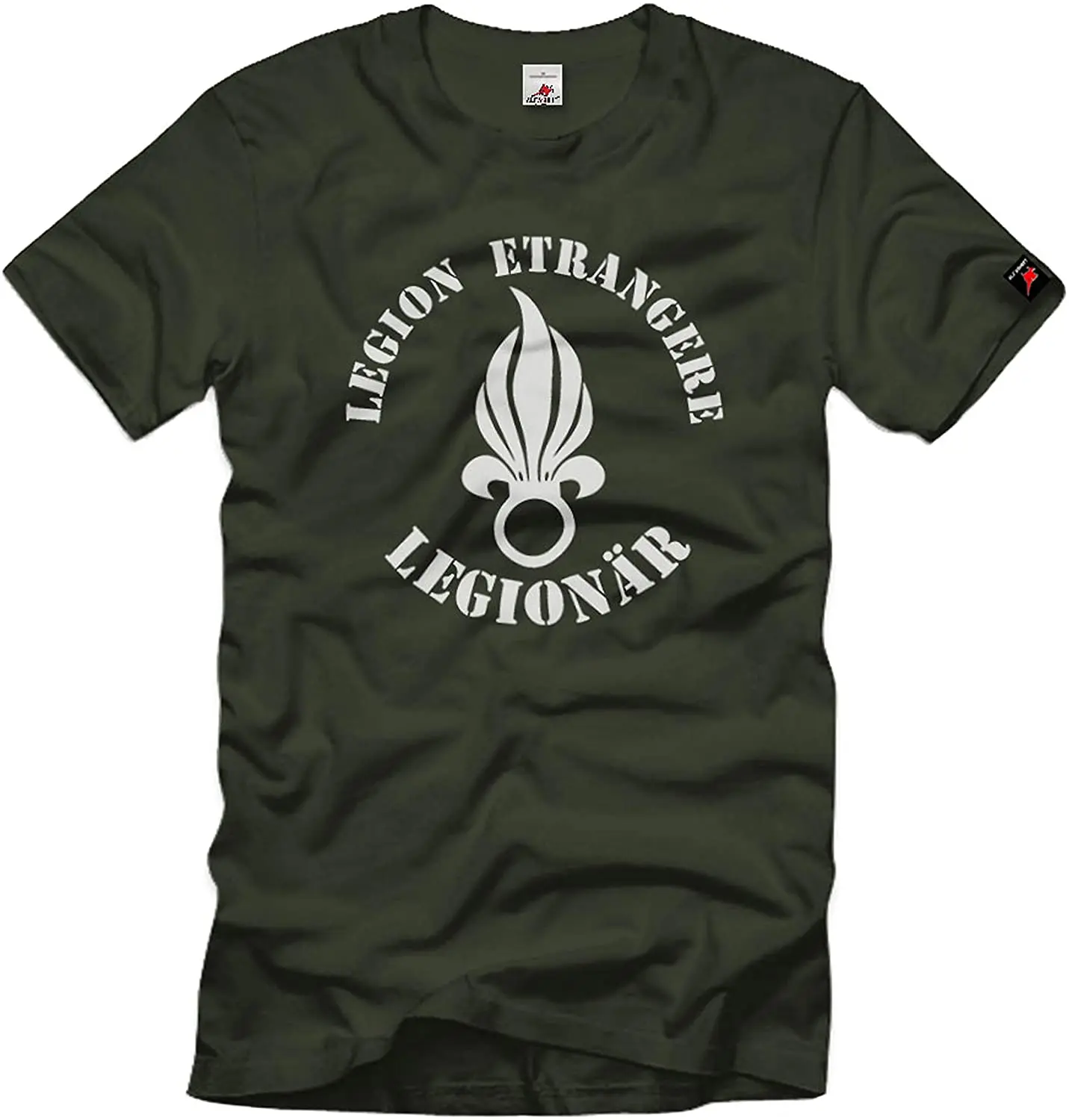 T-shirt homme 100% coton, court et décontracté, Légion étrangère, Etrangere Legion, France