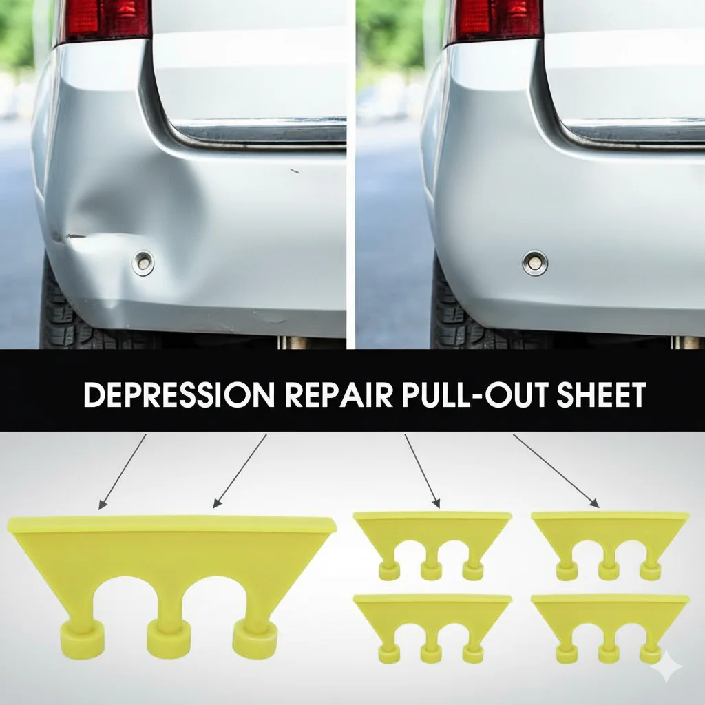 

5 шт., без покраски, удаление вмятин на кузове автомобиля, тянущие вкладки, инструменты для удаления вмятин, инструмент для удаления вмятин, инструменты для автоматического обслуживания кузова автомобиля