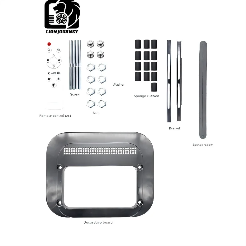 

Efficient 12V Dual Fan Roof Mounted Parking Air Conditioner Powerful Cooling for Trucks RVs Vans