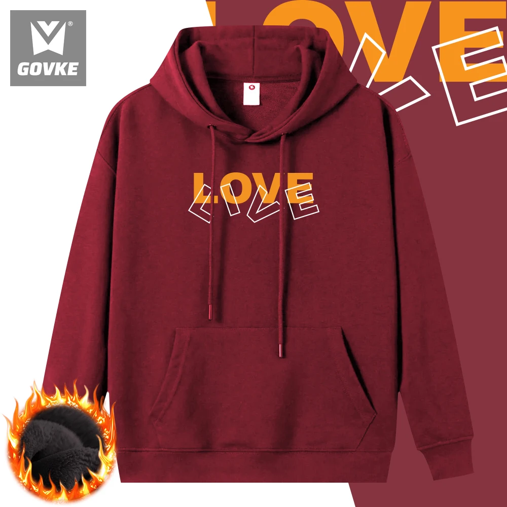 Love Journey Trend Brand Man's Clothes Printed Men's Hoodise New Style Wild Style Hoodise Sweatshirts