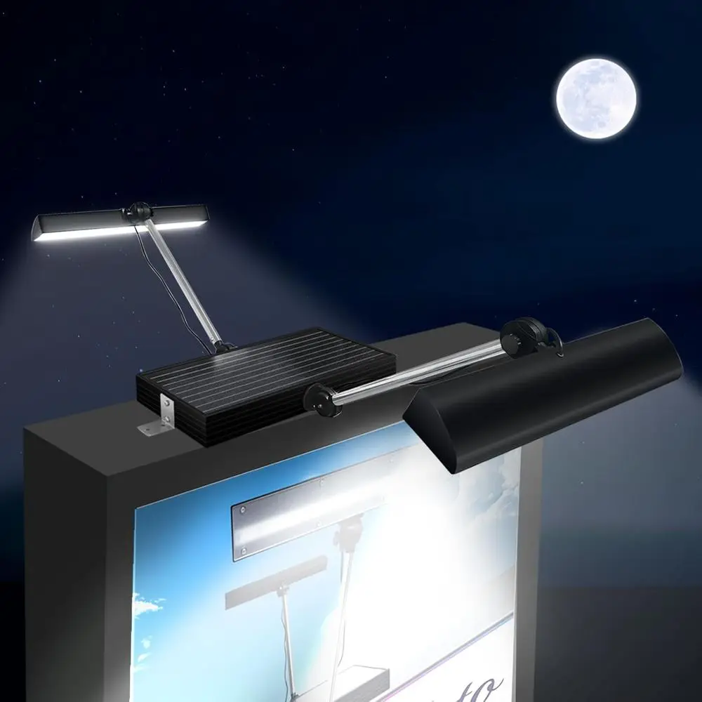 Outdoor r Sign Light, 420 LEDs, 5090 Lumens, 12000 mAh, IP65 Waterproo, r Powered Commercial Lights, or Real Estate Signs, Garde