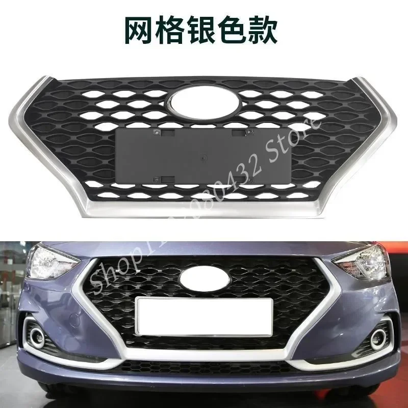 For Hyundai CELESTA 2017 2018-2020 Racing Grills ABS Front Bumper Splitter Cover Accessories CAR Grill Body Kit