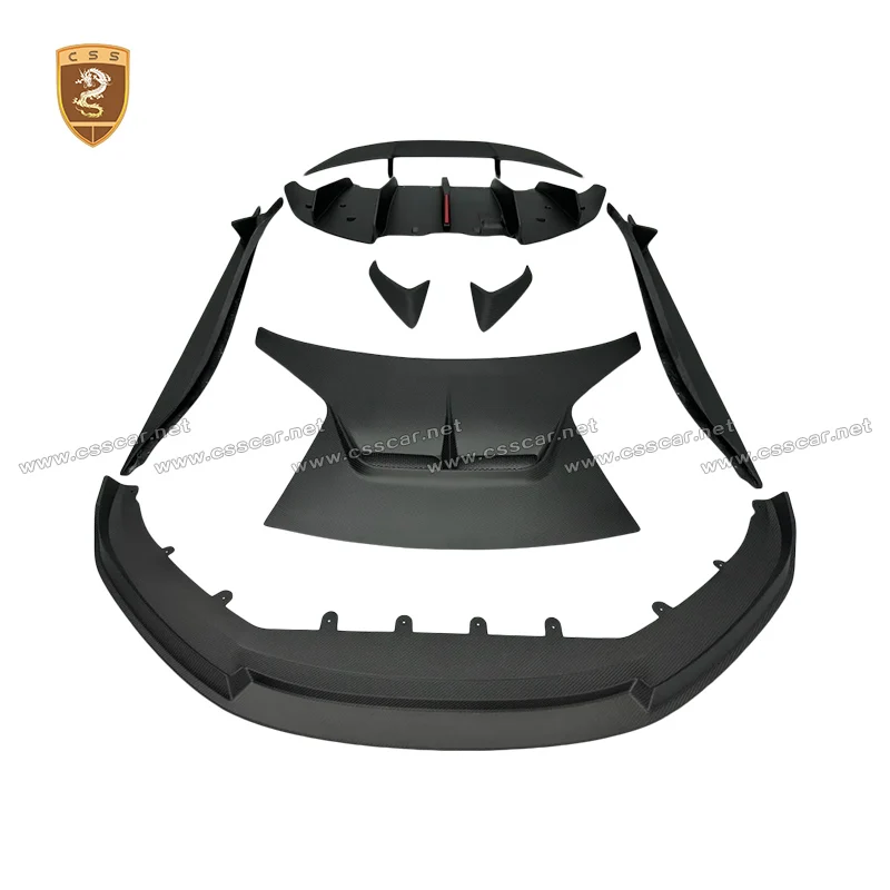 

Для Lotus Car Emira Kit ремонт Vor Style Dry Carbon Fiber Авто капот Передняя губа Задний диффузор Боковая юбка Дверная панель Спойлер Bodykit