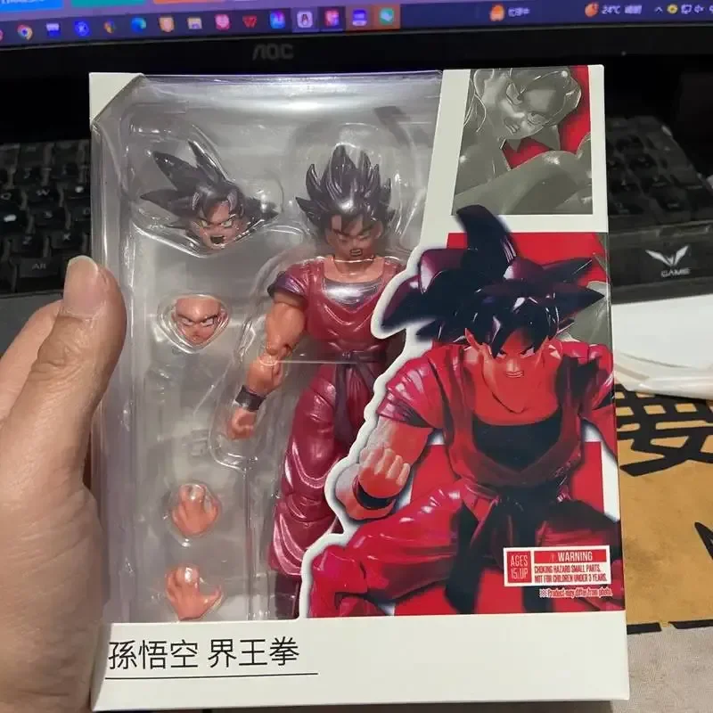 Collection de figurines Dragon Ball : Goku Trunks Realm King Fist Vs. Rustrans Super Saiyan, collection d'ornements portables, jouet pour enfant