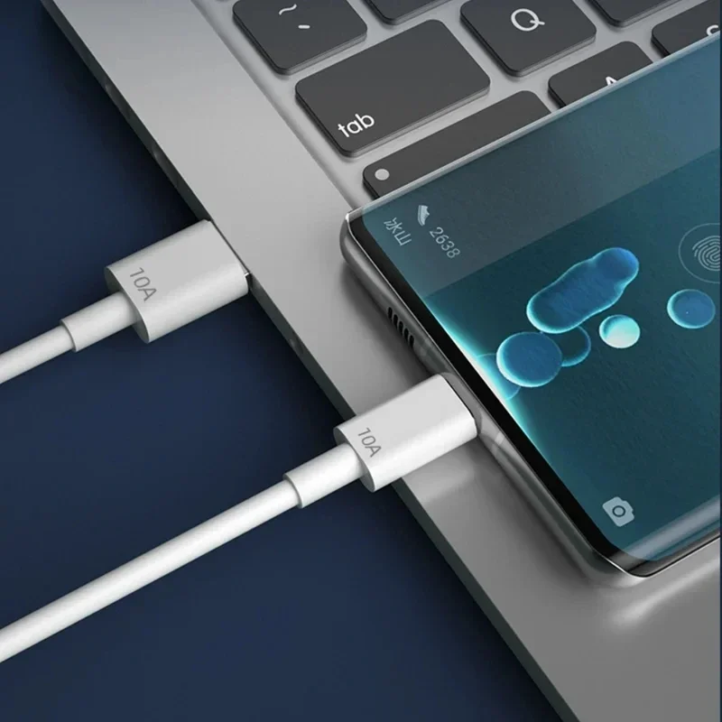 120W 10A Super szybki kabel USB typu C do Huawei Nova Honor Xiaomi Redmi POCO OPPO Realme iQOO kabel do szybkiej ładowarki USB C