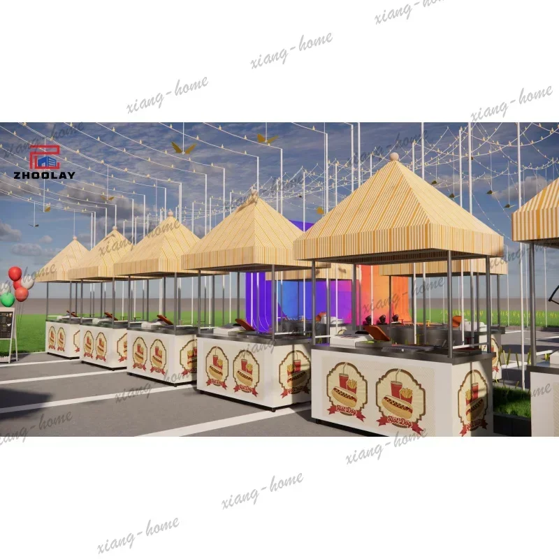 PG custom.Event Stall Mobile Store Festive Event Booths Commercial Food & Beverage Bakery Coffee Books & Toys Kiosk
