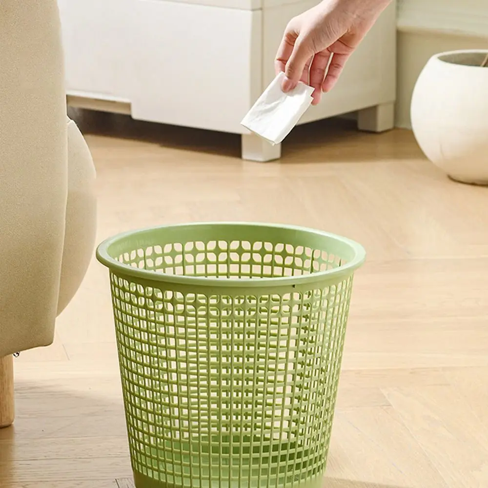Plastics Trash Can Household Automatic Change Bag Waste Bin Keep Hands Clean Toilet Withdrawing Trash Can for Home&Kitchen