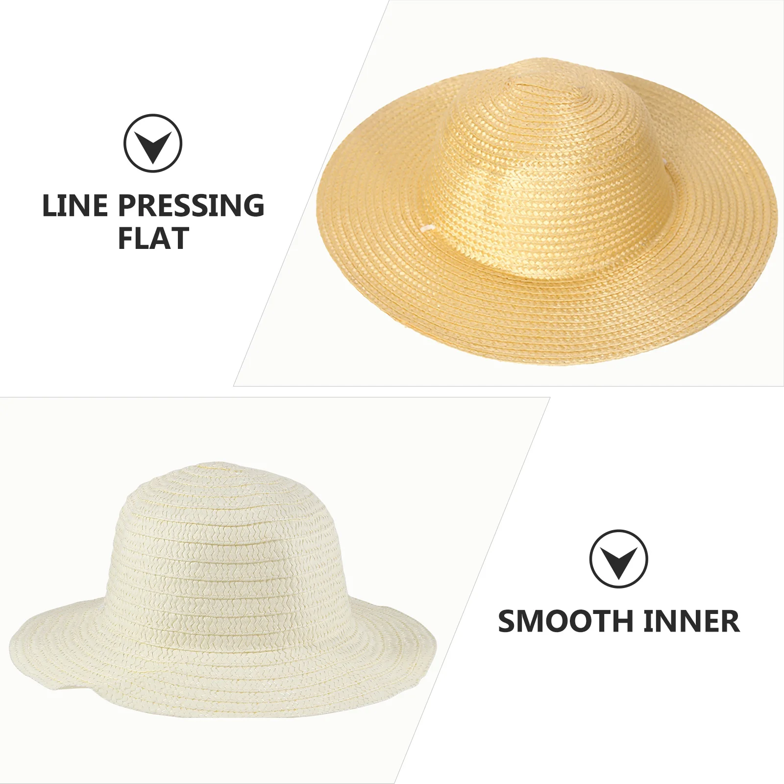 

DIY Straw Hat Kids Art Craft Eco Friendly Safe Adorable Design Creative Painting Set Educational Supplies Kindergarten Daycare