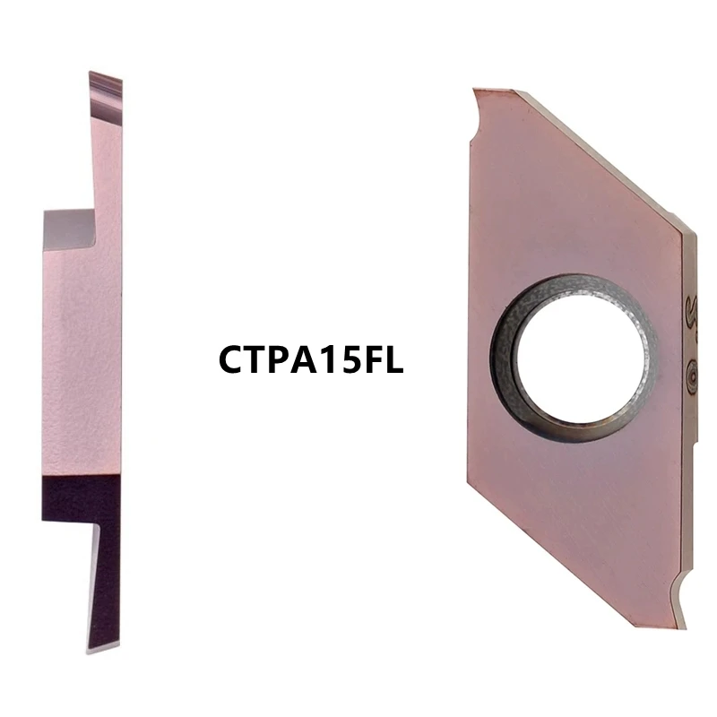 

10Pcs Lathe Carbide Tool Cnc Blade Ctpa15Fl Ctpa15Fln Small Parts Grooving Cnc Knife Body