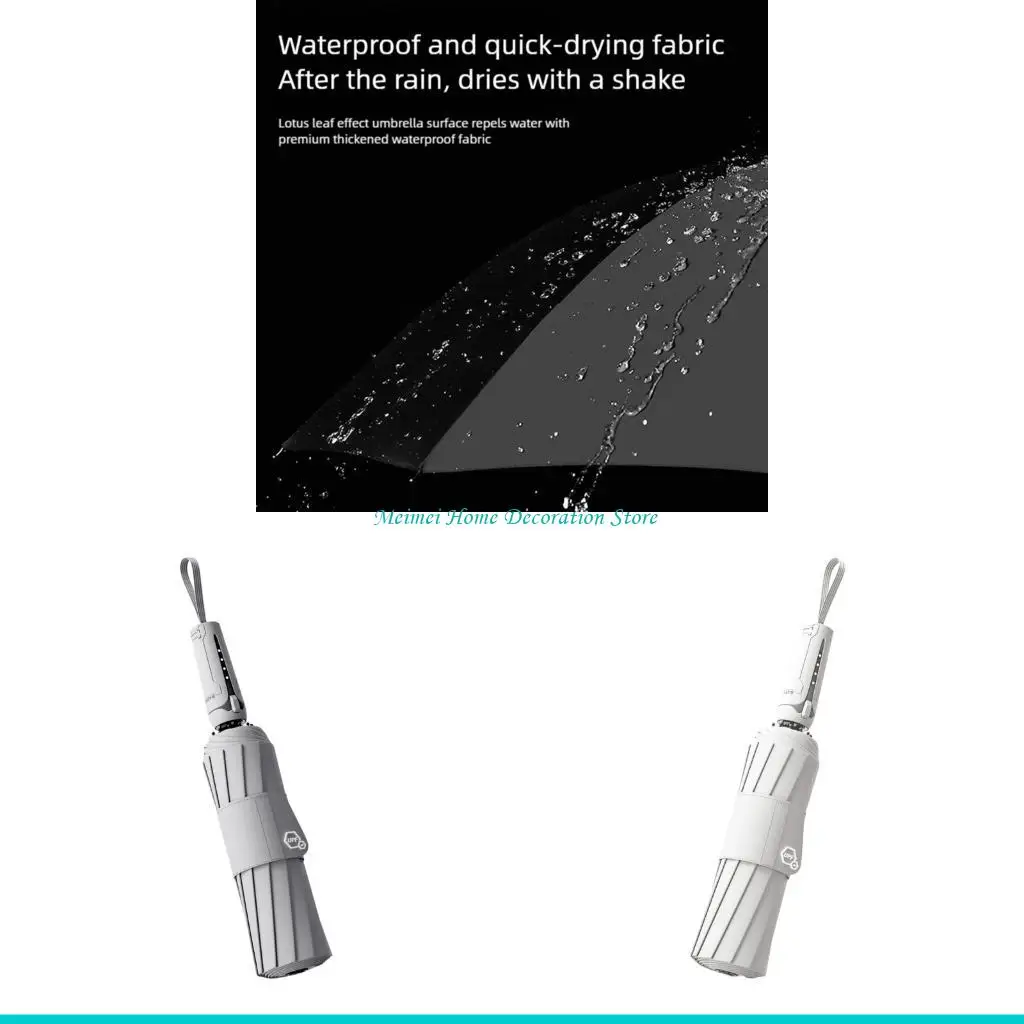 

H7BF Большой автоматический зонт для мужчин, устойчивый к ветру, защита от дождя и навес с технологией AntiFlip, эргономичной