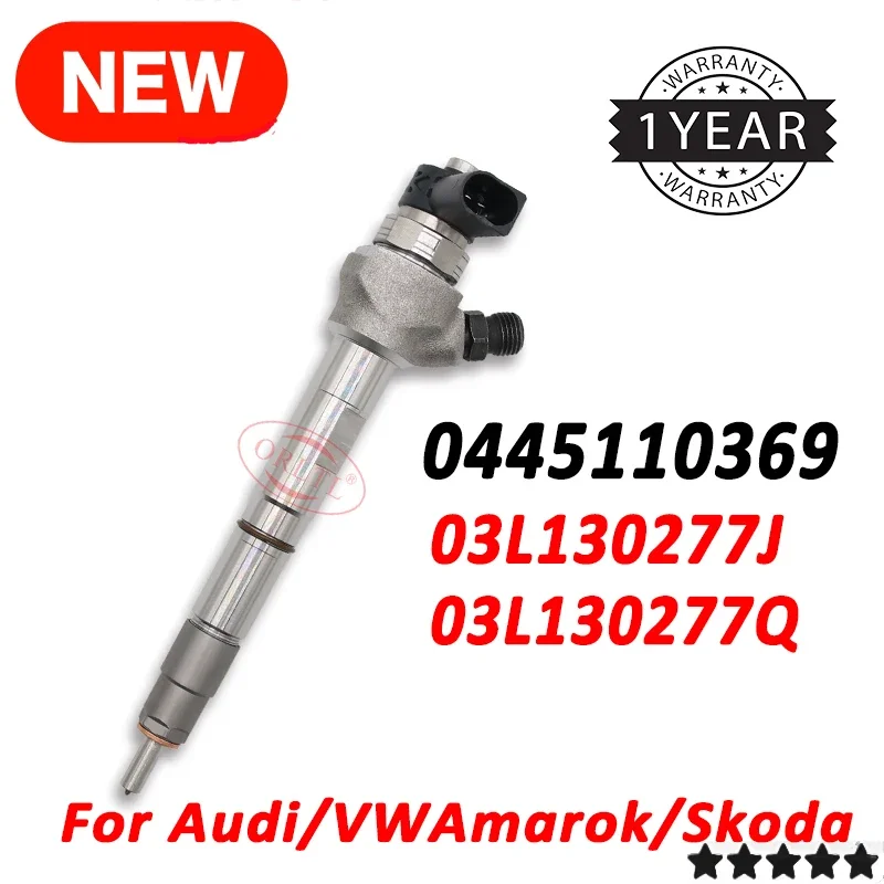 

03L130277J 03L130277Q 0445110369 NEW HIGH QUALITY INJECTOR For VW Amarok Audi Seat Skoda 2.0 Tdi 0 445 110 369