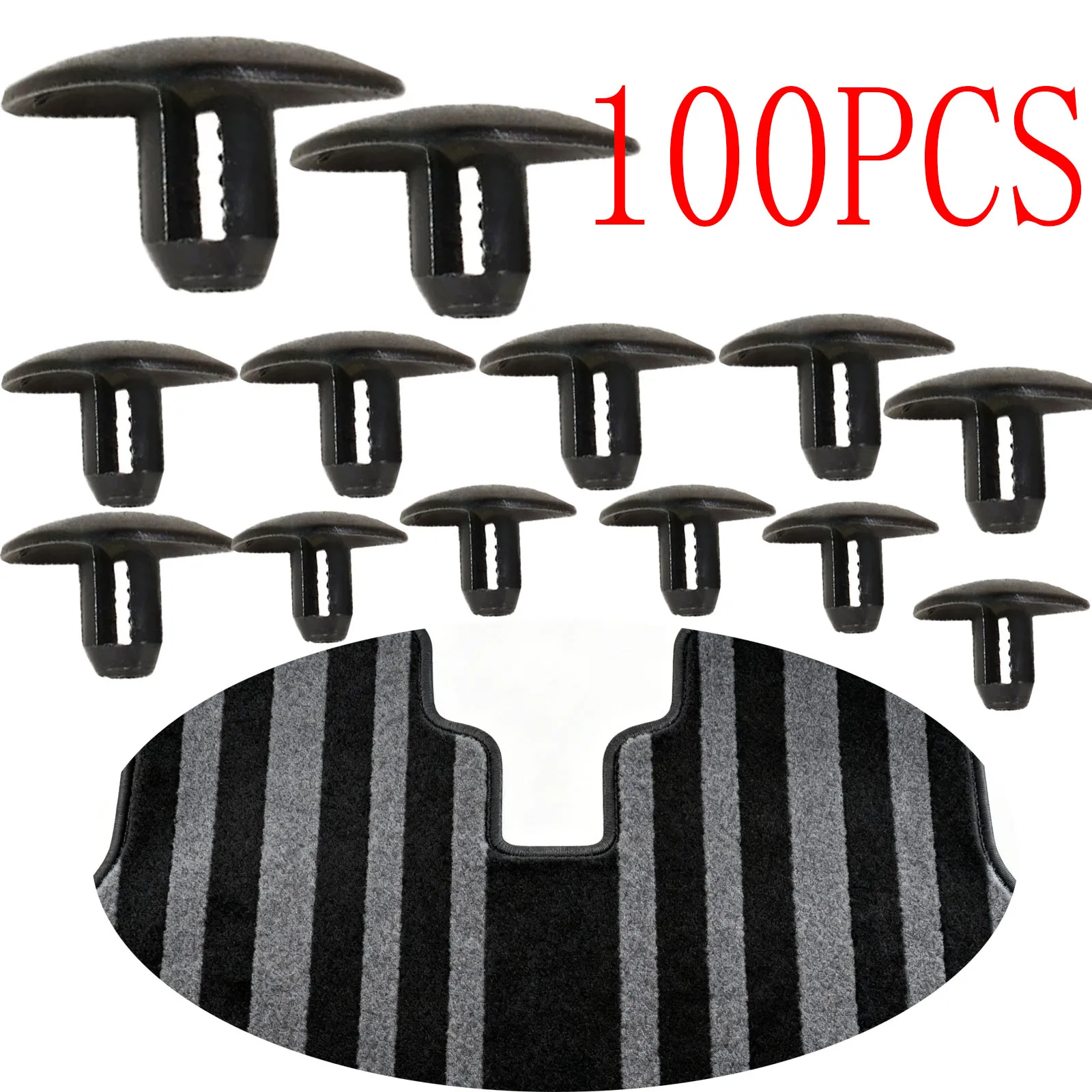 

5-100PCS Premium Material Car Carpet Floor Mat Fixing Cover For Compatible with Peugeot Elysee Fukang C2 C5 & Citroen C-Quatre