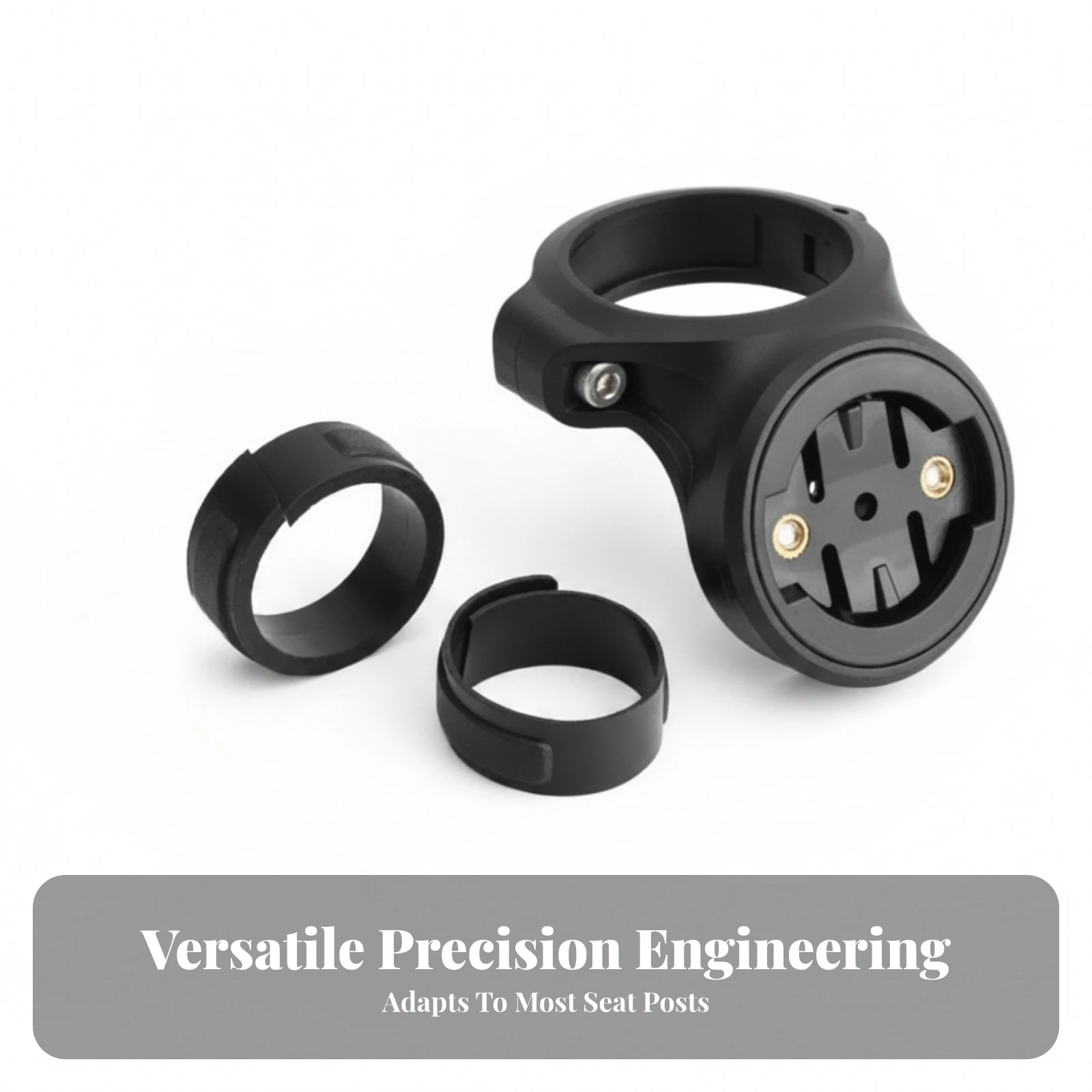 Cycle Tube Mount Bracket Sleek Bike Mount with Shim Rings Cycle Handlebar Adapter Robust Handlebar Washer Washer