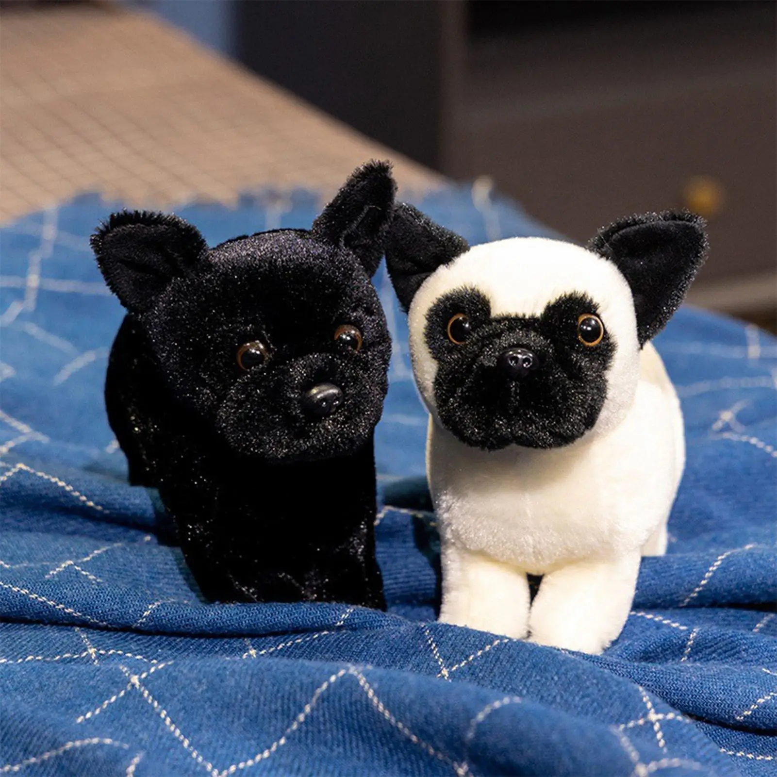 Stuffed Bulldog Plush Bulldog Plush Stuffed Toys 7.1 Inch Soft Model Doll Figure Collection Decorative For Girl Boy Children