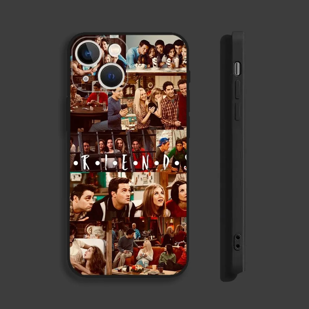 TV show Friends Together Phone Case For iPhone 15,14,13,12,11 Plus,Pro,Max,XR,XS,X,7,8 Plus,SE,Mini Silicone Soft