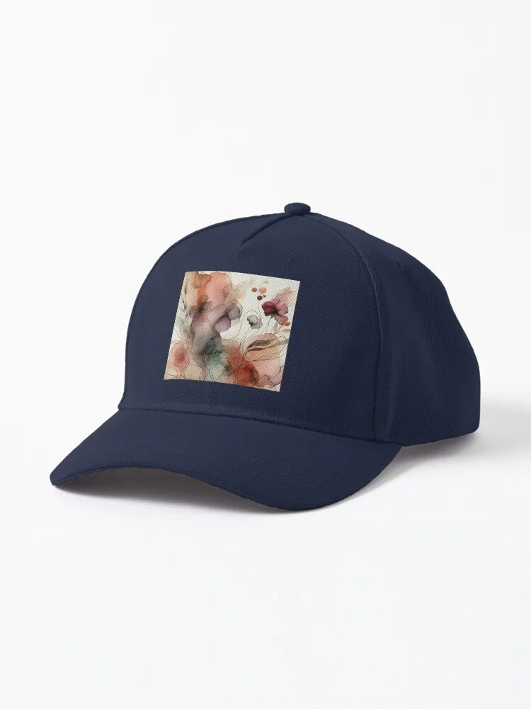 Ethereal Blossoms: Watercolor Serenity Cap For Unisex Adult Outdoor Casual Sun Baseball Caps