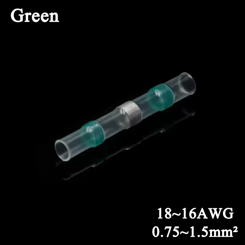 10 ~ 500pcs Solder Seal  Wire Connectors Kit Heat Shrink Butt Crimp Terminals Waterproof Electrical Cable Splice Connector - Image 9