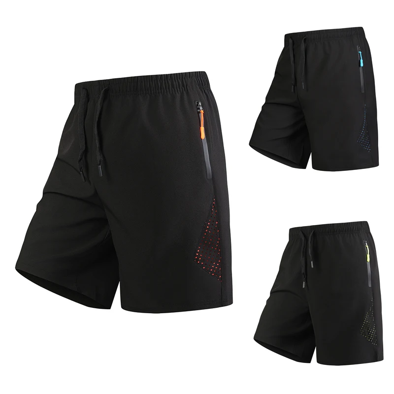 New Men's Shorts, Cool and Cool, Four-Way Elastic, Quick-Drying Pants, Sports Pants, Ice Silk Pants, Beach Pants, Fitness Pants