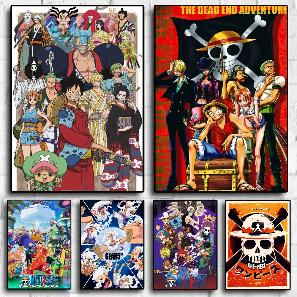 1pc One Piece Poster HD Posters Home Room Bar Cafe Decor Art Wall Painting Picture