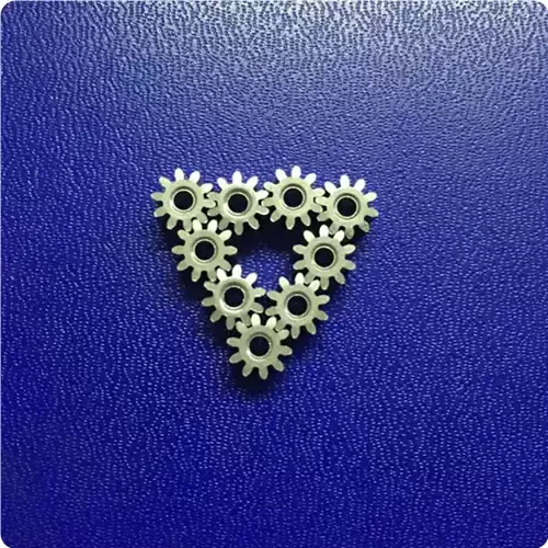 10pcs/lot 0.6 module 10teeth inner hole size 2.23mm mechanical parts spur gear iron-based metal gear