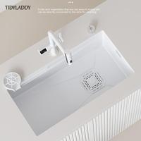 White Stainless Steel Kitchen Sink with New Digital Display Pull-Out Waterfall Faucets Multifuctional Sink Kitchen Accessories