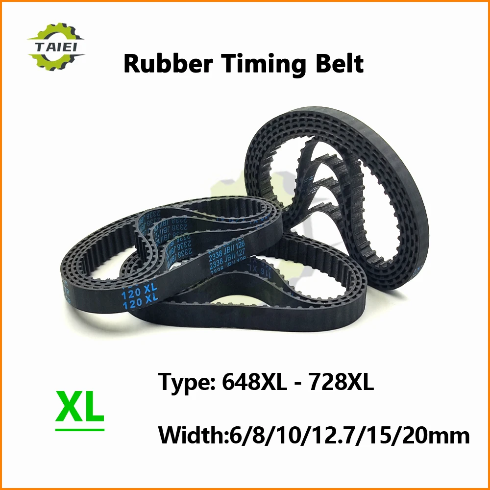 

XL Synchronous Belt 648XL 650XL 660XL 670XL 672XL 674XL 680XL 686XL 690XL 700XL 708XL 710XL 720XL 728XL Width 6-20mm Drive Belt