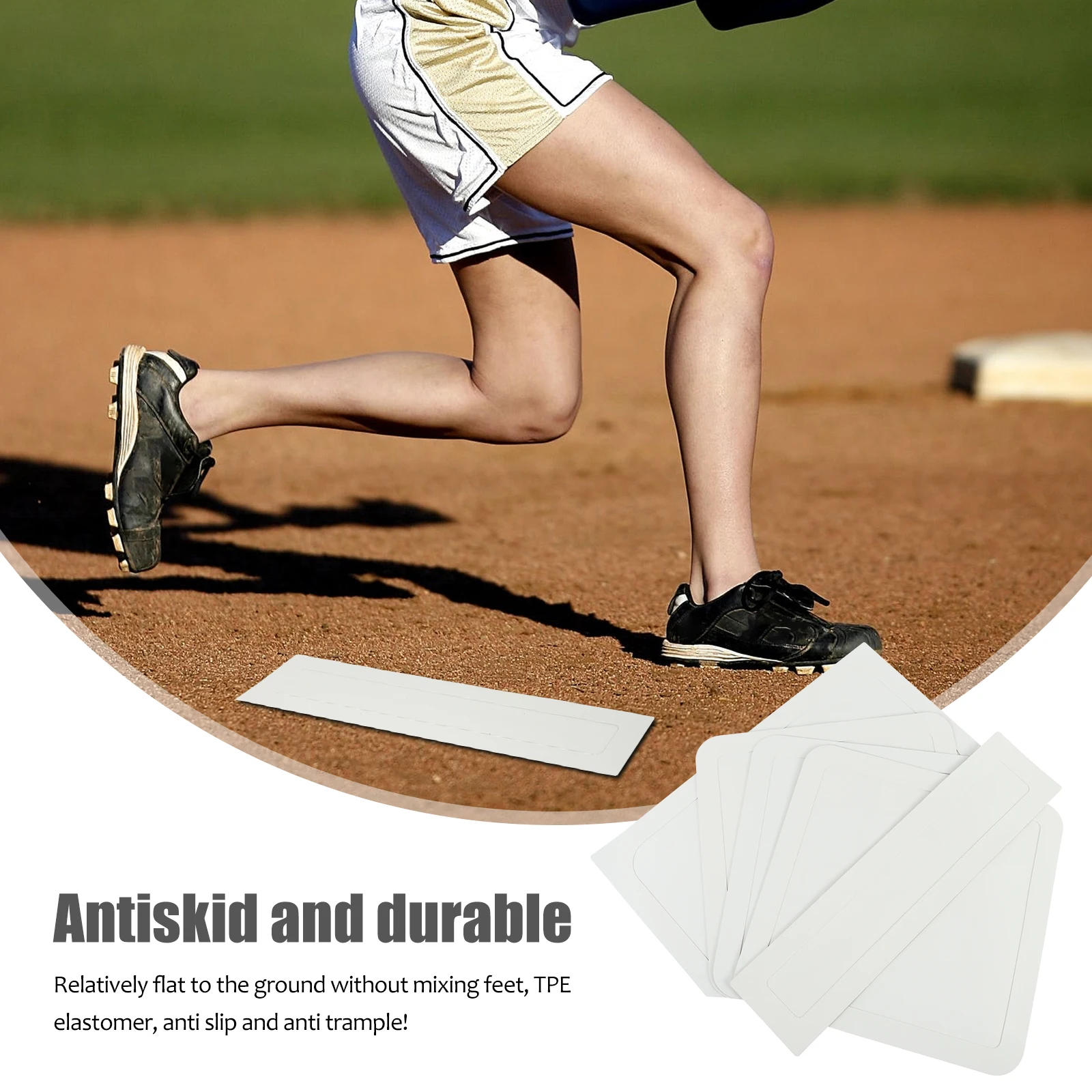 

5 Pcs Waterproof Base Bag Park Baseball Set Equipment Prototype Training Bases for Field Rubber